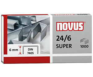 Zszywki 24/6 DIN SUPER 1000sztuk NOVUS 040-0026