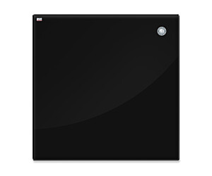 TABLICA SZKLANA 2X3 SUCHOŚCIERALNA MAGNETYCZNA 45X45CM CZARNA