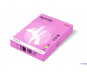 Papier xero MAESTRO COLOR A4 80g PI25 różowy