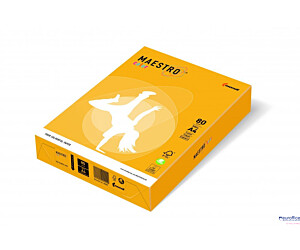 Papier xero MAESTRO COLOR A4 80g SY40 żółty słoneczny