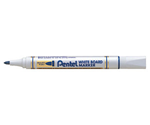 Ekonomiczny marker do białych tablic niebieski MW85-C PENTEL suchościeralny