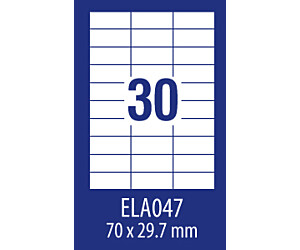 Etykiety uniwersalne ELA023 105 x 74 100 ark. Economy Europe100 by Avery Zweckform