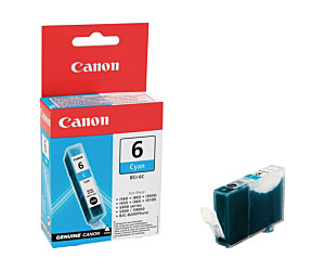 Tusz Canon  BCI6C do S-800/820D/830D/900, i-560/950, BJC-8200 | cyan