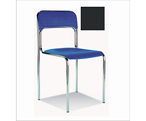 KRZESŁO STACJONARNE CORTINA K-02 CZARNE 