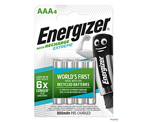 Bateria akumulatorek ENERGIZER HR3 AAA (4szt) 800mAh