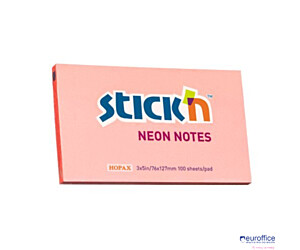Bloczek STICKN 127x76mm różowy neonowy 100k 21170 STICKN