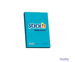 Bloczek STICKnullN 76x51mm niebieski neon 100k 21207 STICKnullN