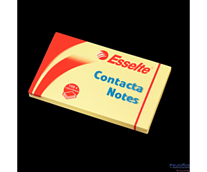 Bloczki samoprzylepne ESSELTE 75x125mm żółte 100k 83001