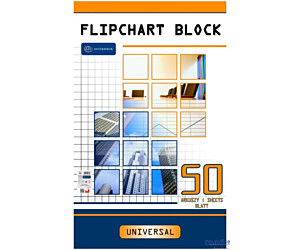 Blok do flipcharta 50x100x64 kratka INTERDRUK