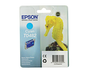 Tusz Epson  T0482  do R-200/220/300/340, RX-500/600/640 | 13ml | cyan