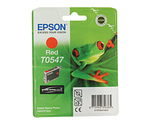 Tusz  Epson  T0547  do Stylus Photo R-800/1800  | 13ml |   red
