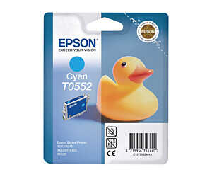 Tusz Epson T0552   do Stylus  Photo R-240/245, RX-425/520 | 8ml |  cyan