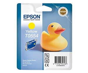 Tusz Epson T0554  do Stylus Photo R-240/245, RX-425/520  | 8ml | yellow