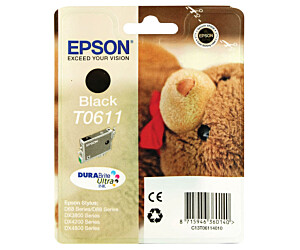 Tusz  Epson  T0611 do  DX-3800/3850/4200/4800 ,  D-68/88 | 8ml | black