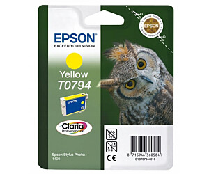 Tusz Epson T0794 do Stylus Photo 1400/1500W/P50/PX660 | 11,1ml | yellow