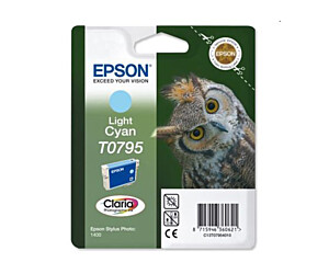 Tusz Epson T0795  do Stylus  Photo  1400/1500W/P50/PX660 | 11,1ml | light cyan