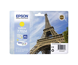 Tusz Epson T7024 do WP-4015DN/4095DN/4515DN/4525DNF | 21,3ml | yellow