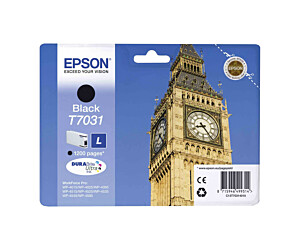 Tusz Epson T7031 do WP-4015/4025/4095/4515/4525/4535 | 1 200 str. | black