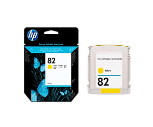 Tusz HP 82 do Designjet 100/200/500/510/800 | 69 ml | yellow
