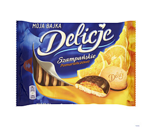 Ciastka DELICJE Szampańskie pomarańcza 294g