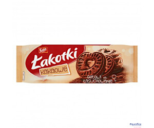 Ciastka SAN ŁAKOTKI KAKAO 168g