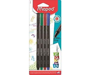 Cienkopis GRAPH PEPS kolory  basic 4 szt Maped 749144