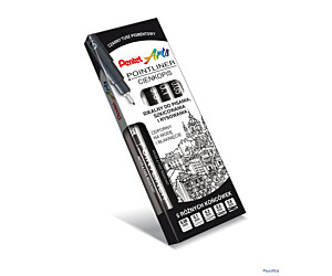 Cienkopis kalibrowany POINTLINER czarny S20P-3A PENTEL
