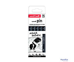 Cienkopis PIN 200, ZESTAW 5 SZT_MANGA_SHONEN