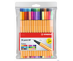 Cienkopis STABILO point 88 komplet 30szt 8830-1