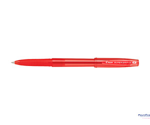 Długopis olejowy ze skuwką PILOT SUPER GRIP czerwony BPS-GG-F-R (X)