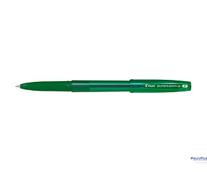 Długopis olejowy ze skuwką PILOT SUPER GRIP zielony BPS-GG-F-G (X)
