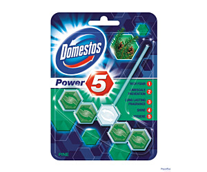 DOMESTOS Zawieszka do toalety KOSTKA POWER5 PINE  88399