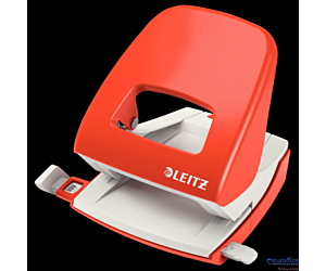 Dziurkacz 5008 LEITZ jasnoczerwony 30 kartek duży metalowy 50080020