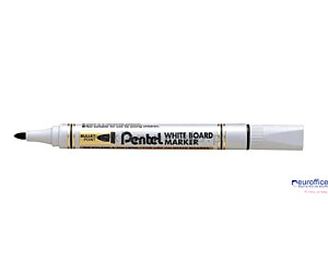 Ekonomiczny marker do białych tablic czarny MW85-A PENTEL suchościeralny
