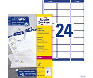 Etykiety adresowe L7159-100 63,5 x 33,9 100 ark. Avery Zweckform