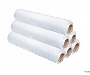 Folia stretch DOTTS 2,5kg 23mic przezroczysta rozciągliwość 170%.