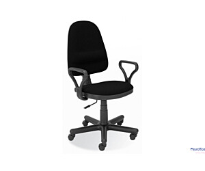Fotel obrotowy BRAVO Profil GTP z mechanizmem CPT C-11/EF019 czarny