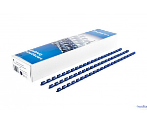 Grzbiet do bindowania DOTTS 10mm (100szt) niebieski