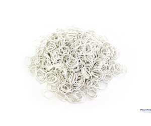 Gumki recepturki 1kg 80mm 80x3.0x1.5mm EMERSON białe/czerwone