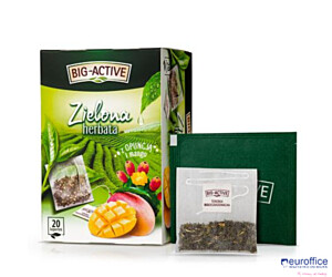 Herbata BIG-ACTIVE OPUNCJA-MANGO zielona 20 kopert/34g