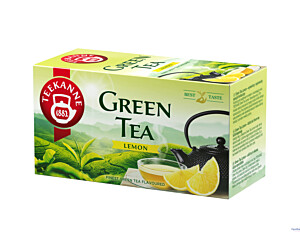 Herbata TEEKANNE GREEN TEA LEMON 20t zielona