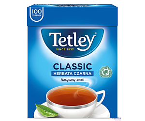 Herbata TETLEY CLASSIC czarna 100 saszetek bez zawieszki