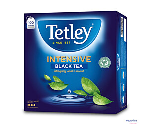 Herbata TETLEY INTENSIVE czarna 100 saszetek z zawieszką