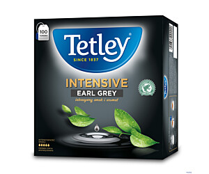 Herbata TETLEY INTENSIVE EARL GREY czarna 100 saszetek z zawieszką