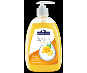 Mydło w płynie SARA 500ml MANGO i cytryna GENERAL FRESH