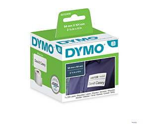 Identyfikator transportowy imienny - 101 x 54 mm, biały S0722430