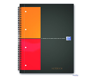 Kołonotatnik A4 80 kartek, kratka / tagi, INTERNATIONAL, OXFORD, 100103664