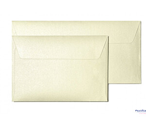 Koperta DL Millenium kremowy 120g 10szt. Galeria Papieru ARGO