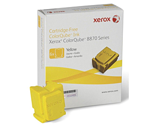 Kostki barwiące Xerox do ColorQube 8870 | 17 300 str. | yellow