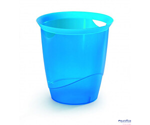 Kosz na śmieci 16l niebieski przezroczysty DURABLE 1701710540 (X)